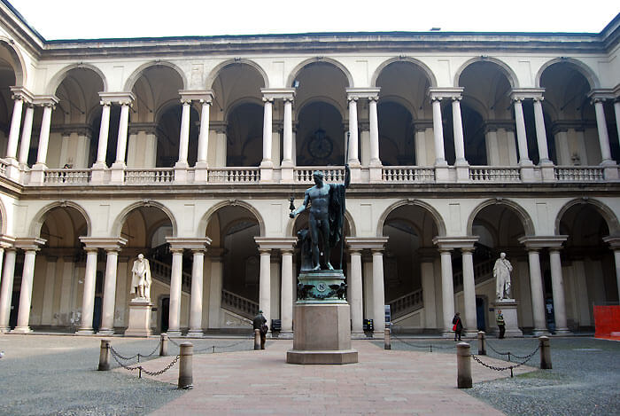 pinacoteca brea01 - ミラノを代表する絵画館「ブレラ美術館」
