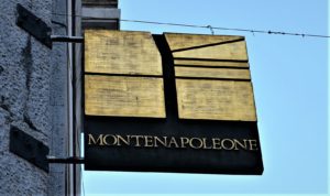 ミラノ　モンテナポレオーネ通り