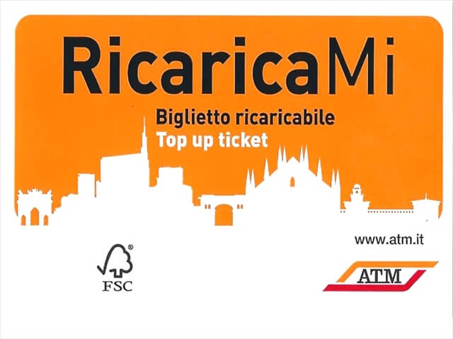 RicaricaMi R - ミラノ地下鉄（メトロ）の利用とチケットの購入方法