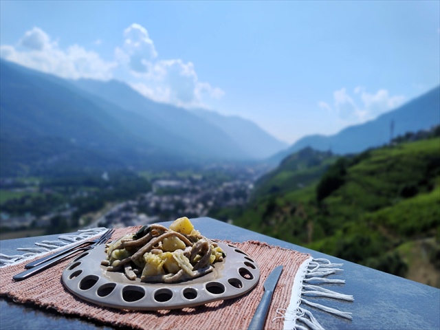 ヴァルテッリーナ郷土料理ピッツォッケリ（Pizzoccheri）